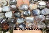 AGBS236 15 inches 13*18mm - 15*20mm faceted nuggets botswana agate beads