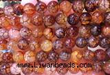 AGBS332 15 inches 10mm round coffee dragon veins agate beads wholesale