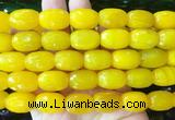 AGBS432 15 inches 13*18mm faceted drum agate beads wholesale