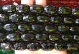 AGBS435 15 inches 13*18mm faceted drum agate beads wholesale