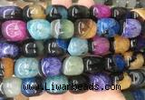 AGBS458 15 inches 13*15mm drum agate gemstone beads wholesale