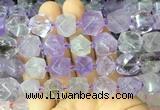 ANBS01 15 inches 10*14mm - 12*15mm faceted nuggets ametrine beads