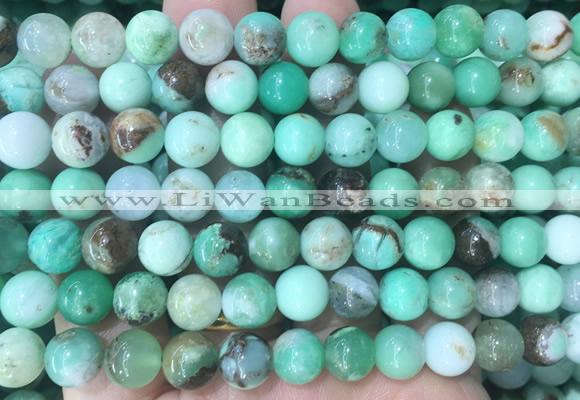 AUBS06 15 inches 8mm round australia chrysoprase gemstone beads wholesale