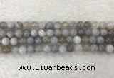 CAA1802 15.5 inches 8mm round banded agate gemstone beads