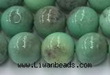 CAA4871 15.5 inches 8mm round grass agate beads wholesale