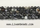 CAA5434 15.5 inches 12mm round agate gemstone beads