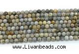 CAA6120 15.5 inches 4mm round bamboo leaf agate gemstone beads