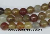 CAA891 15.5 inches 8mm round agate gemstone beads wholesale