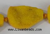 CAG5481 15.5 inches 20*30mm - 25*35mm freeform agate gemstone beads