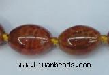 CAG6860 15.5 inches 10*14mm - 20*30mm rice dragon veins agate beads