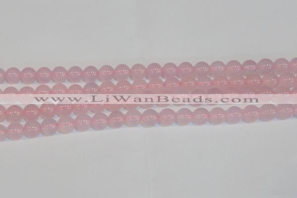 CAG7152 15.5 inches 10mm round pink agate gemstone beads