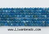 CAP705 15.5 inches 6mm faceted round apatite gemstone beads wholesale
