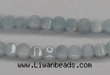 CAQ133 15.5 inches 6*6mm lantern natural aquamarine beads