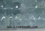 CAQ893 15.5 inches 5*9mm - 5*10mm faceted rondelle aquamarine beads