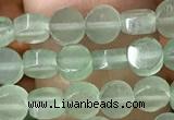 CCB513 15.5 inches 4mm coin green aventurine beads wholesale