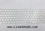 CCBS03 15 inches 6mm faceted round white crystal beads wholesale