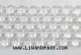 CCBS47 15 inches 12*16mm faceted teardrop white crystal beads wholesale