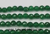 CCN1970 15 inches 4mm faceted round candy jade beads wholesale