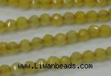 CCN2253 15.5 inches 4mm faceted round candy jade beads wholesale