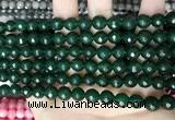CCN5674 15 inches 8mm faceted round candy jade beads