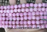 CCN5720 15 inches 8mm faceted round candy jade beads