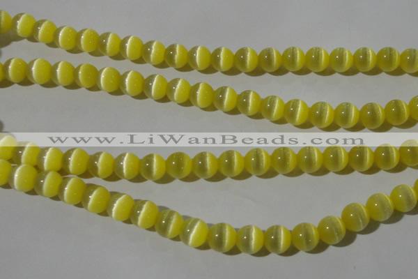 CCT1327 15 inches 6mm round cats eye beads wholesale