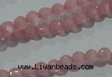 CCT305 15 inches 4mm faceted round cats eye beads wholesale