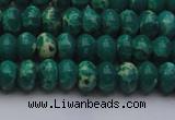 CDE2673 15.5 inches 7*10mm rondelle dyed sea sediment jasper beads