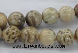 CFS04 15.5 inches 14mm round natural feldspar gemstone beads