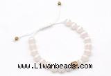 CGB9020 8mm, 10mm tibetan agate & drum hematite adjustable bracelets