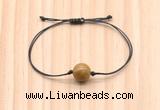 CGB9926 Fashion 12mm wooden jasper adjustable bracelet jewelry