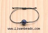 CGB9978 Fashion 12mm sodalite gemstone adjustable bracelet jewelry