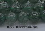 CGQ503 15.5 inches 10mm round imitation green phantom quartz beads