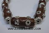 CIB340 14*35mm rice fashion Indonesia jewelry beads wholesale