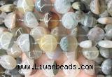 CIBS58 15 inches 18mm coin Agate gemstone beads wholesale