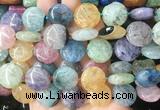 CIBS59 15 inches 18mm coin Agate gemstone beads wholesale