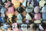 CIBS60 15 inches 18mm coin Agate gemstone beads wholesale