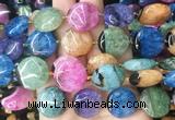 CIBS64 15 inches 20mm coin Agate gemstone beads wholesale