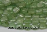 CKC259 15.5 inches 6*8mm rectangle natural green kyanite beads