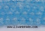 CKQ330 15.5 inches 8mm round dyed crackle quartz beads wholesale