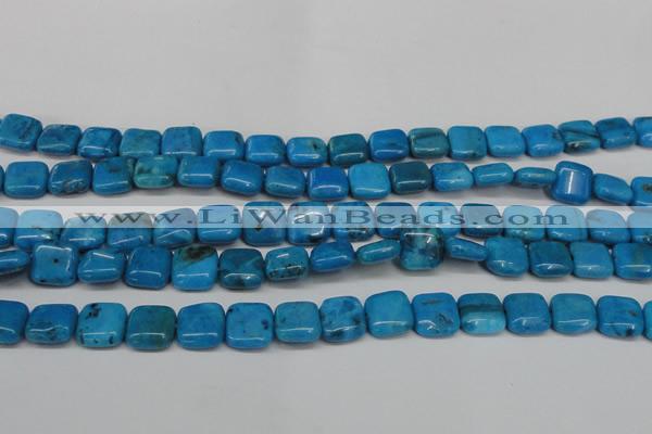 CLR431 15.5 inches 12*12mm square dyed larimar gemstone beads