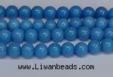 CMJ134 15.5 inches 4mm round Mashan jade beads wholesale