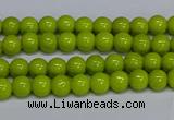 CMJ218 15.5 inches 4mm round Mashan jade beads wholesale