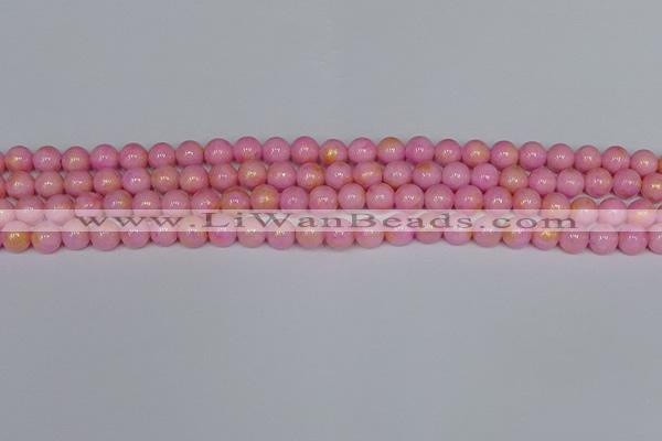 CMJ915 15.5 inches 4mm round Mashan jade beads wholesale