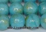 CMJ969 15.5 inches 12mm round Mashan jade beads wholesale