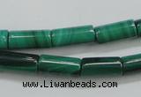 CMN410 15.5 inches 4*9mm tube natural malachite beads wholesale