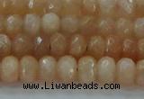 CMS1170 15.5 inches 4*6mm faceted rondelle moonstone beads
