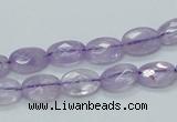 CNA328 15.5 inches 8*12mm faceted oval natural lavender amethyst beads