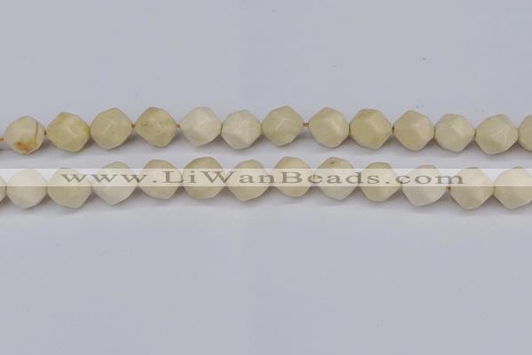 CNG6049 15.5 inches 12mm faceted nuggets jasper beads