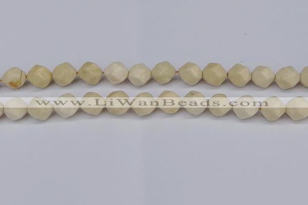 CNG6122 15.5 inches 8mm faceted nuggets jasper beads